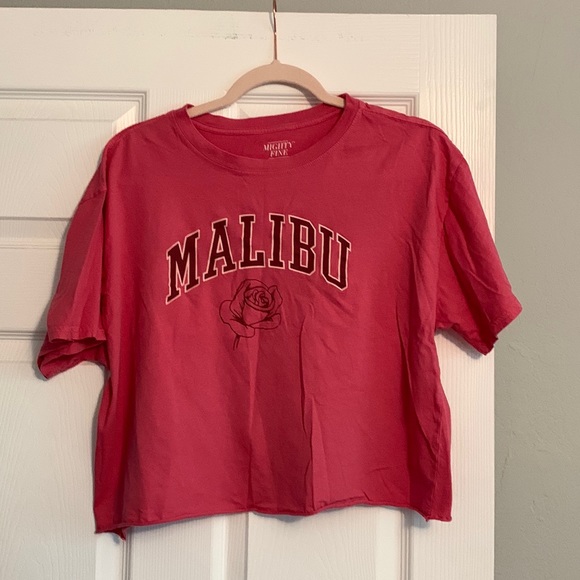 ‼️5/$25‼️ Mighty Fine Malibu Crop Top - Picture 2 of 6